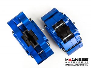 FIAT 500 Brake Upgrade Kit - Tarox 6 Pot Brake Conversion Kit - Blue - Sport Series